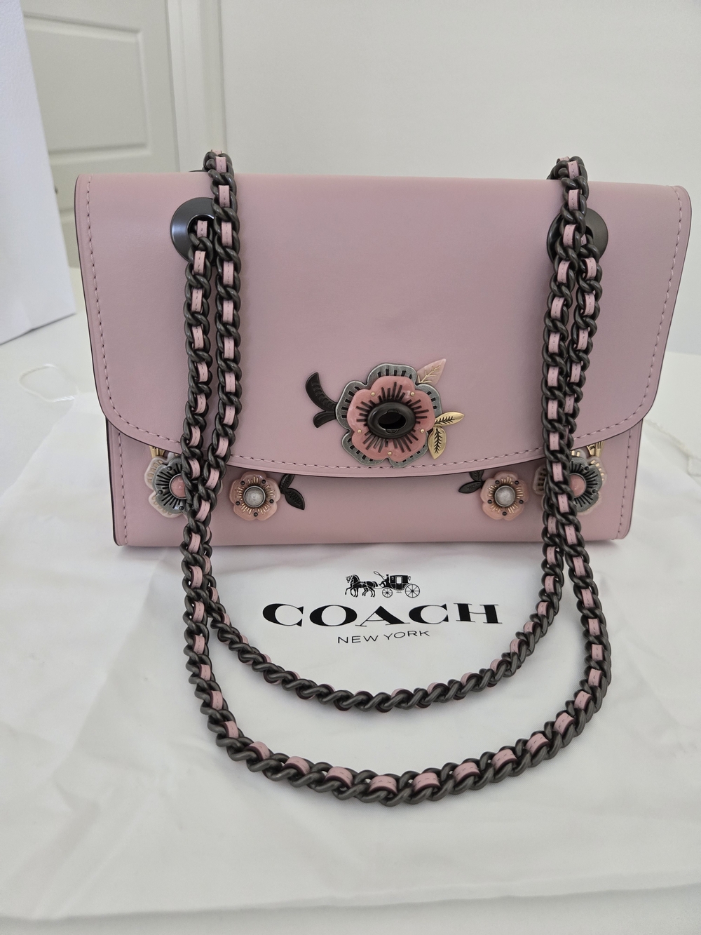 Coach Parker Tea Rose Shoulder Bag